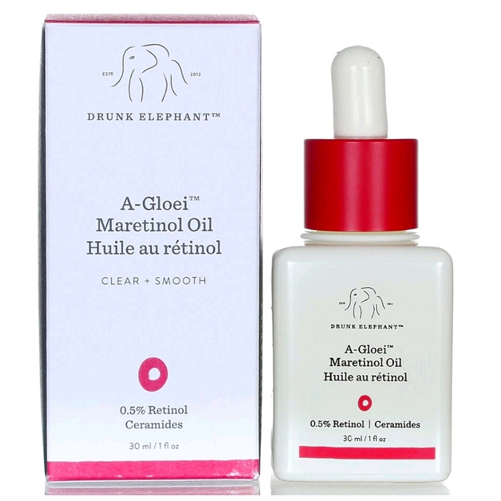 🏷NEW Drunk Elephant A Gloei Maretinol Oil 0.5% Retinol Ceramides 1oz / 30ml